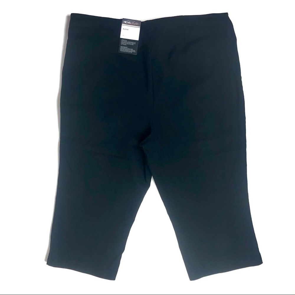 Michel Studio Women's Black Capri Pants NWT 1085 - Picture 3 of 6